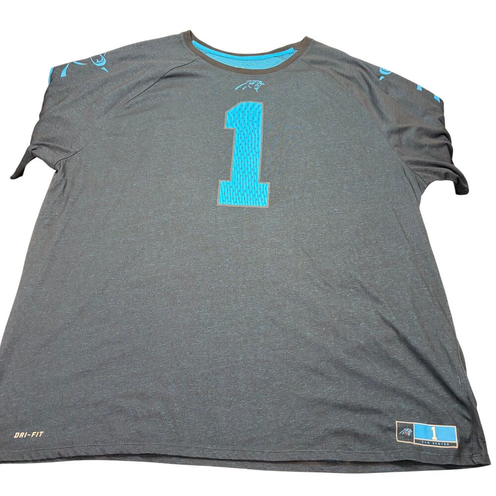 NFL Carolina Panthers Cam Newton The Nike Tee dri fit performance tee. Size 4XL